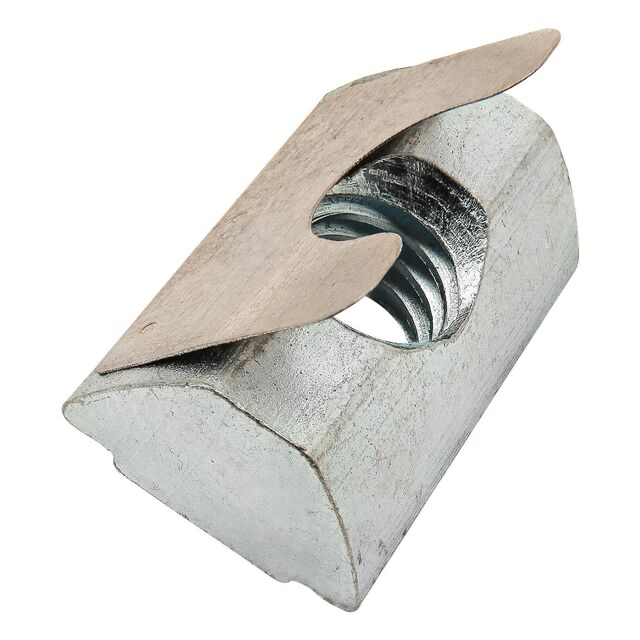 Roll-in T-nut for an aluminium profile slot