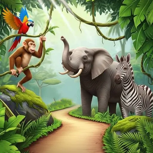 Jungle - Virtual Forest Tour cover artwork from the official Meta Store page