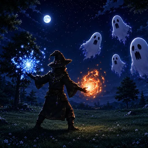 Spooky Magic Forest cover artwork from the official Meta Store page