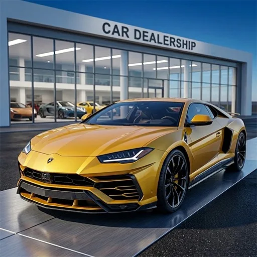 Car Dealership Simulator Buy & Sell Cars cover artwork from the official Meta Store page