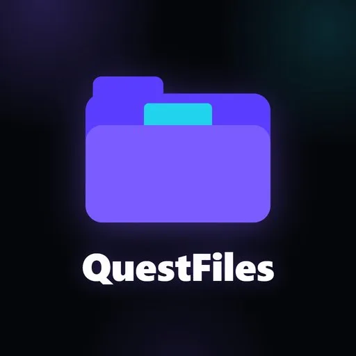 QuestFiles VR File Manager cover artwork from the official Meta Store page