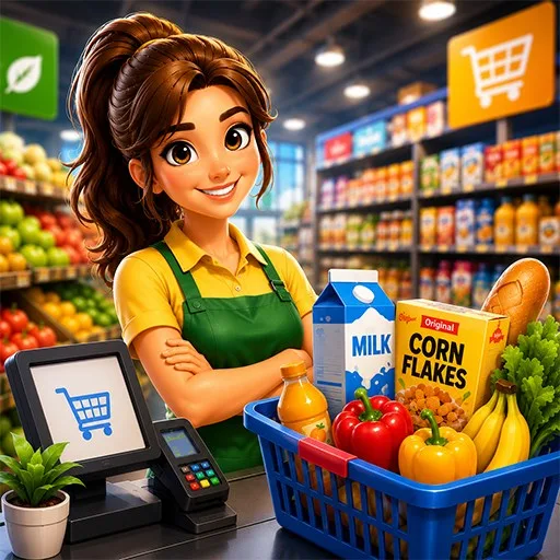 Supermarket Manager: VR Cashier cover artwork from the official Meta Store page