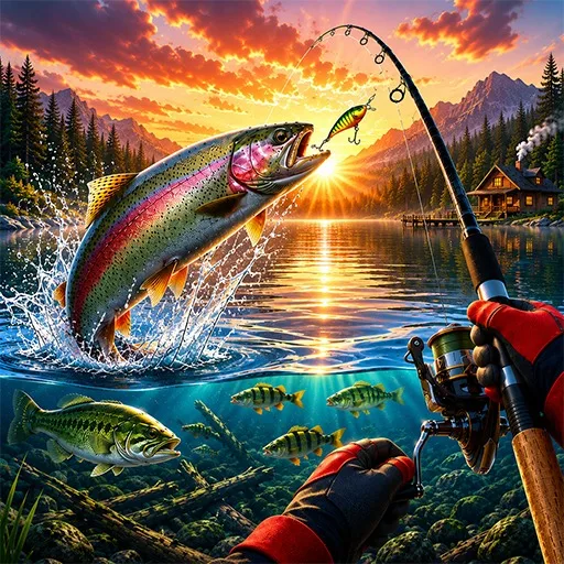 Fishing Simulator: Angler Clash cover artwork from the official Meta Store page