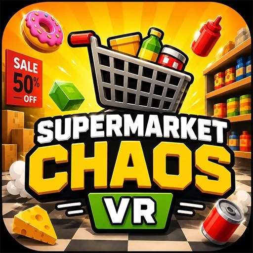 Supermarket Chaos VR cover artwork from the official Meta Store page