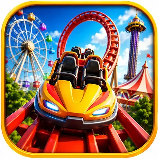 Toon Thrill Park VR cover artwork from the official Meta Store page
