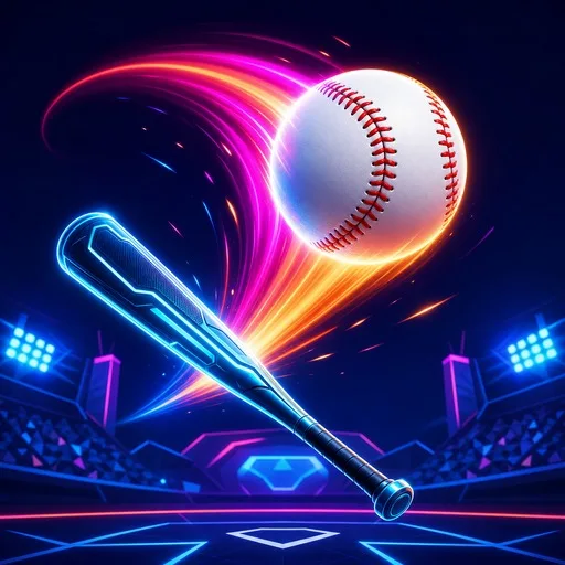 Neon Baseball: Home Run Derby cover artwork from the official Meta Store page