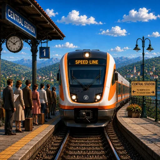 Speed Line - VR Train Simulator cover artwork from the official Meta Store page
