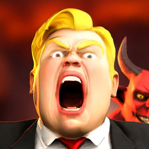 President In Hell cover artwork from the official Meta Store page