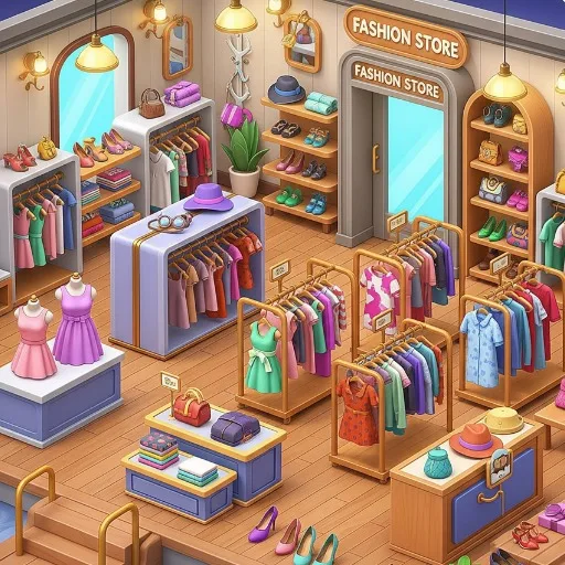 Fashion Store Simulator Game cover artwork from the official Meta Store page