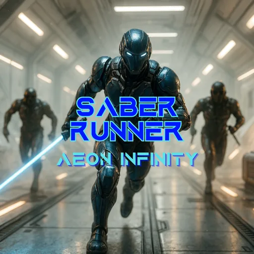 SABER RUNNER: AEON INFINITY cover artwork from the official Meta Store page