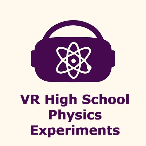 VR High School Physics Experiments cover artwork from the official Meta Store page
