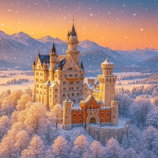 Neuschwanstein Castle Experience in Germany - inside and outside - VR Travel cover artwork from the official Meta Store page