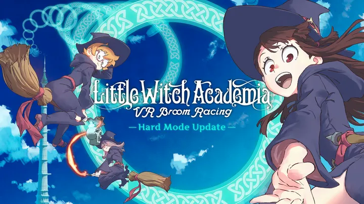 Little Witch Academia: VR Broom Racing cover artwork from the official Meta shop page
