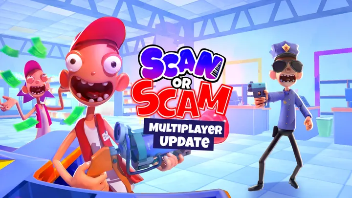 Scan or Scam - Cashier Simulator cover artwork from the official Meta shop page