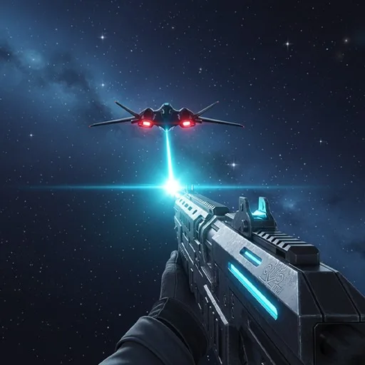 Galaxy Defense VR – Space Shooting Game cover artwork from the official Meta Store page
