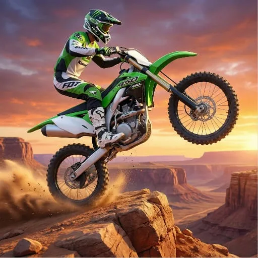 Bike Stunt Extreme : Moto Off Track Game cover artwork from the official Meta Store page