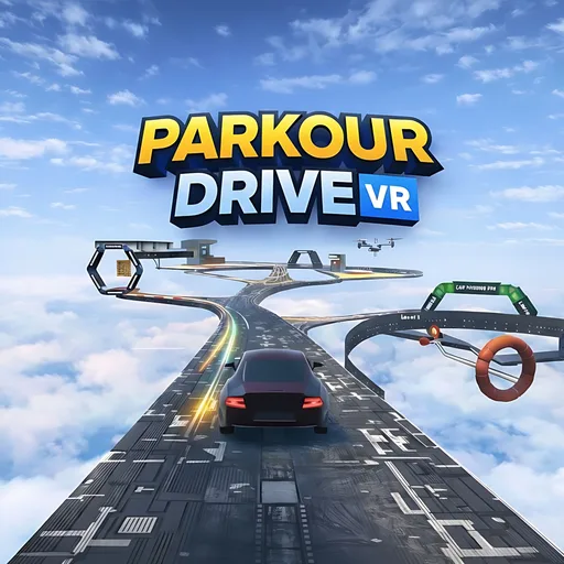 Parkour Drive VR cover artwork from the official Meta Store page
