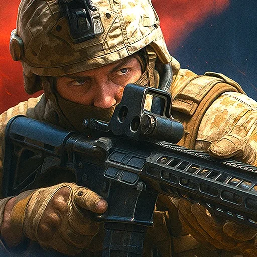 FPS Commando : Army Gun Strike VR cover artwork from the official Meta Store page