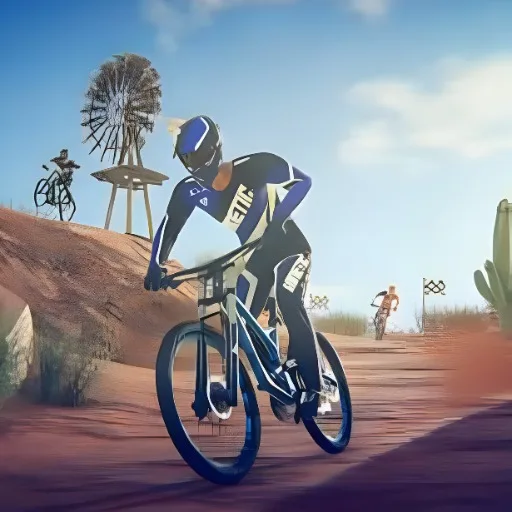 Bike Rider - Republic Racing: Cycling cover artwork from the official Meta Store page