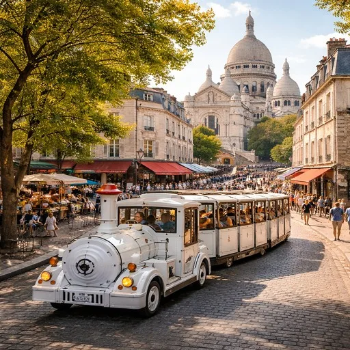 VR Travel Paris Montmartre Train Ride cover artwork from the official Meta Store page