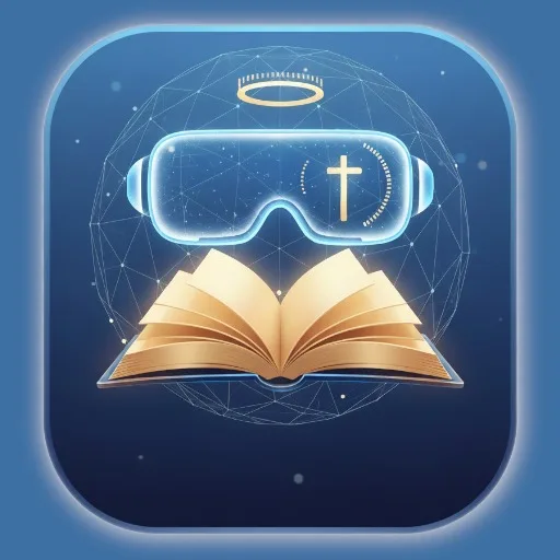 VR Holy Bible cover artwork from the official Meta Store page