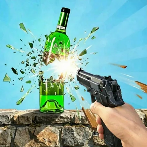 Bottle Shooting Simulator: Shooting Game cover artwork from the official Meta Store page