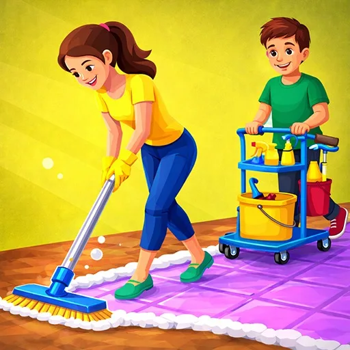 Clean Rush: Ultimate Cleaning Challenge cover artwork from the official Meta Store page
