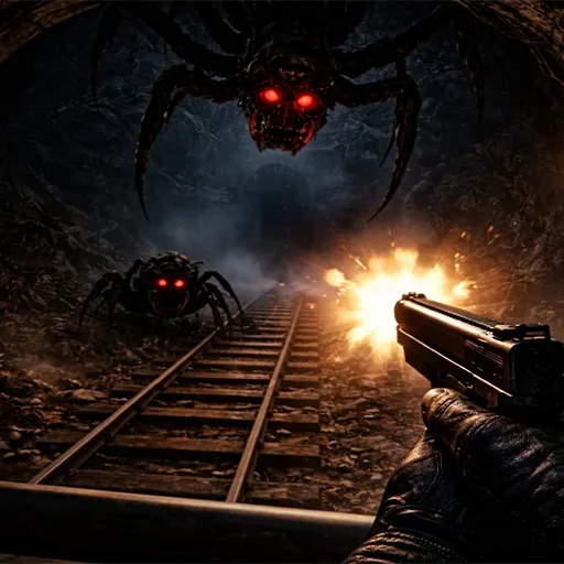 Horror Spider Train : Hidden Escape cover artwork from the official Meta Store page
