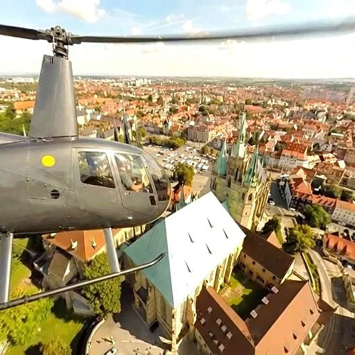 VR Helicopter Flight Quiet Town Germany cover artwork from the official Meta Store page