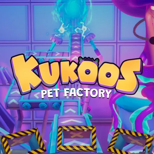 Kukoos: Pet Factory cover artwork from the official Meta Store page