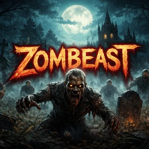 Zombeast | kick off the zombies cover artwork from the official Meta Store page