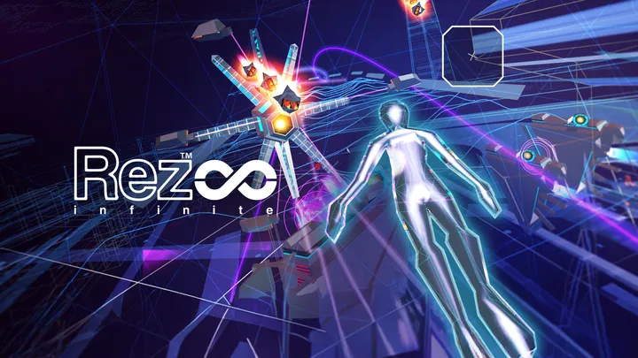 Rez Infinite cover artwork from the official Meta shop page