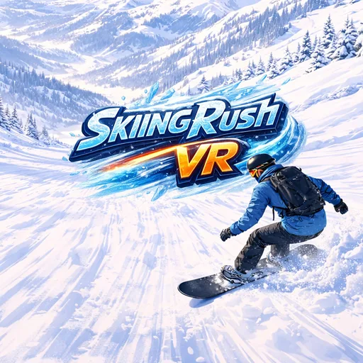 SkiingRush VR cover artwork from the official Meta Store page
