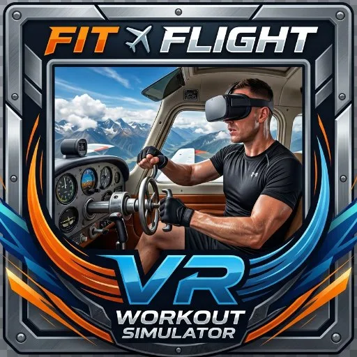 FlyFit - Fitness Flight Simulator cover artwork from the official Meta Store page
