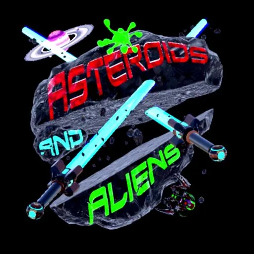 Asteroids And Aliens cover artwork from the official Meta Store page
