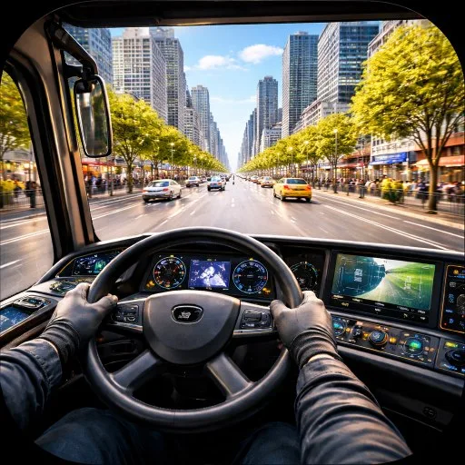 Ultimate City Coach Bus Simulator VR cover artwork from the official Meta Store page