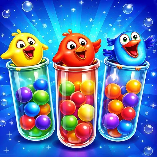 Bird Sort: Color Puzzle Game cover artwork from the official Meta Store page