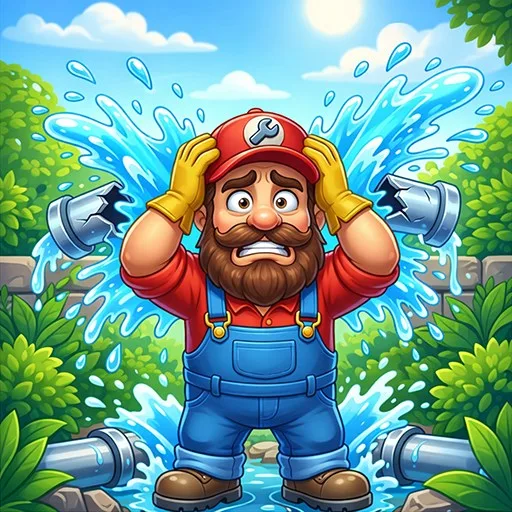 Plumber Puzzle: Fix the Pipes cover artwork from the official Meta Store page