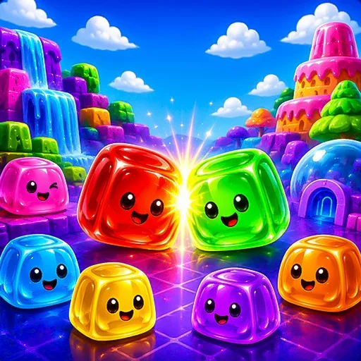 Match & Merge: VR Jelly World cover artwork from the official Meta Store page