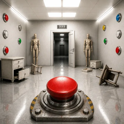 Button Mystery: Horror Room Escape cover artwork from the official Meta Store page