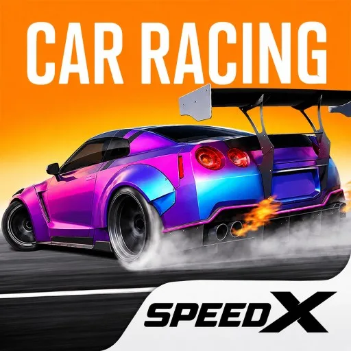 SpeedX Car Racing Game VR cover artwork from the official Meta Store page