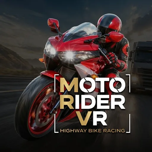 Moto Rider VR: Highway Bike Racing cover artwork from the official Meta Store page