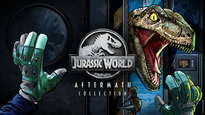 Jurassic World Aftermath Collection cover artwork from the official Meta shop page