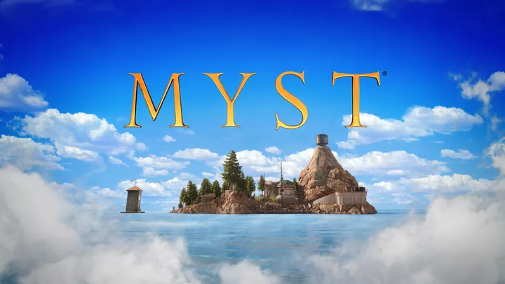 Myst cover artwork from the official Meta shop page