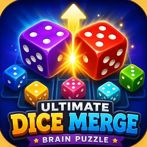 Ultimate Dice Merge: Brain Puzzle cover artwork from the official Meta Store page