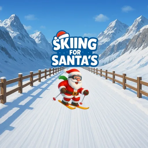 Skiing for Santa's cover artwork from the official Meta Store page
