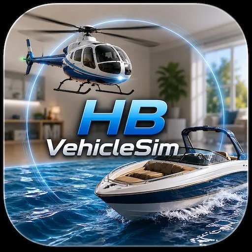 HB VehicleSim cover artwork from the official Meta Store page