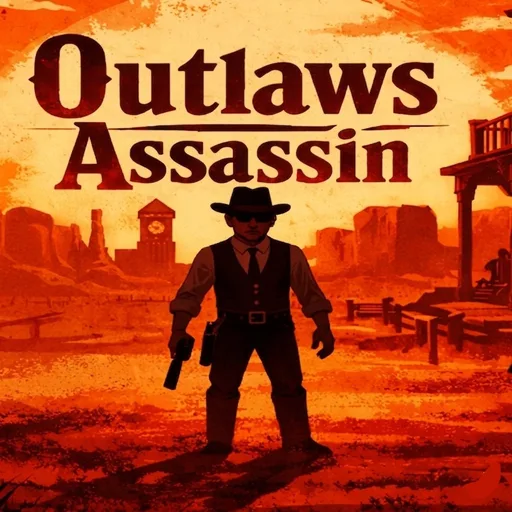 Outlaws Assassin: Western Justice cover artwork from the official Meta Store page