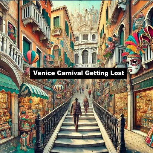 VR Travel Venice Carnival Getting Lost cover artwork from the official Meta Store page