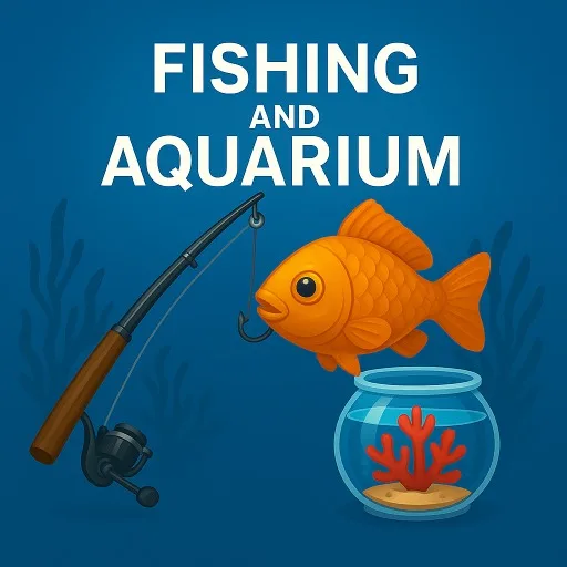 Fishing and Aquarium cover artwork from the official Meta Store page